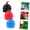 Totority 3pcs Portable Snooker Chalk Holder Durable Rubber Billiards Accessory