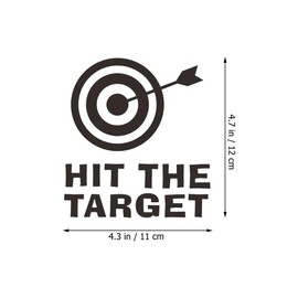 OSALADI 3pcs Toilet Seat Cover Sticker Toilet Training Goal Sticker Bathroom Sign Toilet Bowl Target Decal Toilet Seat Sticker Urinal Target Sticker Toilet Bowl Fly Sticker