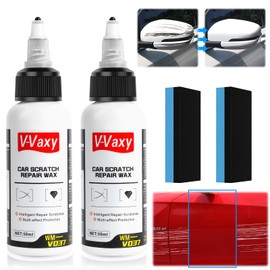 V-Vaxy Car Scratch Repair Wax, Car Buff Out Scratch, Car Paint Scratch Repair, Car Scratch Repair Paste, Car Wax Scratch Kit, Multi-Effect Protection(2pcs)