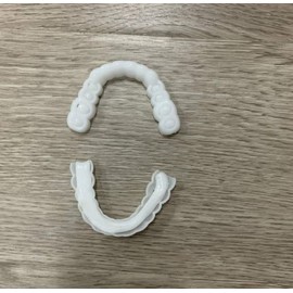 Losuya Instant Veneers Dentures Fake Teeth Smile Teeth Top Fake Teeth for Women and Men