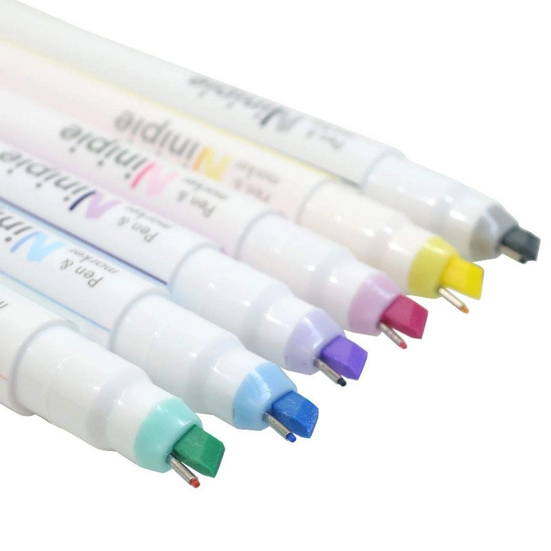 Ninipie Color Pen Needle Pen & Marker Pen [LB x