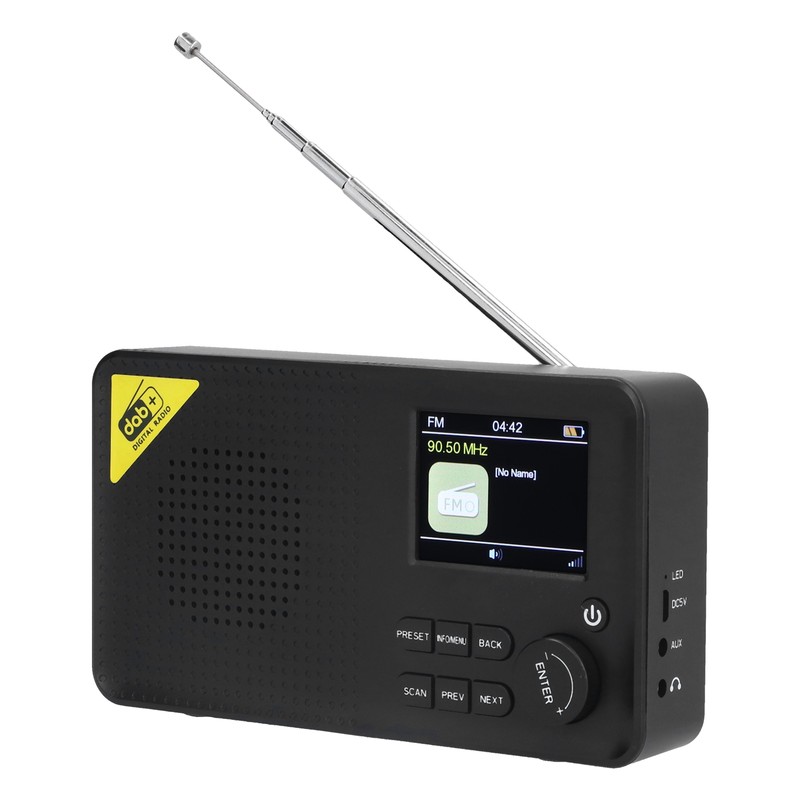 Portable Home DAB+ Digital Radio DAB Radio Lightweight Rechargeable Home