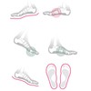 Cork Fan Orthopaedic Insoles Pair - Prevents Hallux Valgus Discomfort