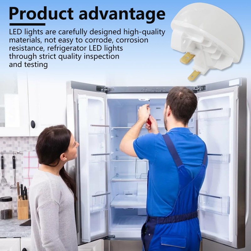 Gxcdizx W11251749 W11602886 W11449273 Freezer Light Bulb For KitchenAid KRBL102ESS03
