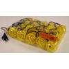 Rattan-ball light chain yellow / Ball light chains