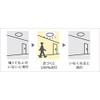 Panasonic HH-SF0098N LED Ceiling Light with One Sensor for Toilet,