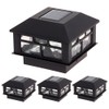 GreenLighting Modern Solar Post Cap Lights Fits 4x4 Wood, 4x4
