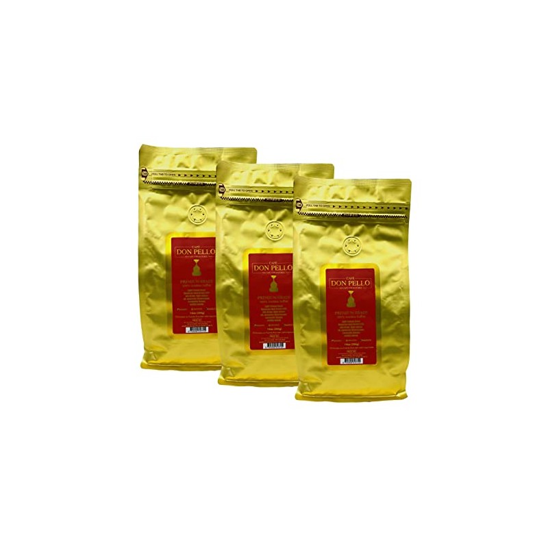 Café Don Pello Barista - Ground Coffee (3 Bags -
