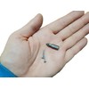 (Pack of 100) Zinc Plated Steel Wood Screws 2.5 x