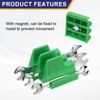 PATIKIL 23pcs Magnetic Wrench Organizer for Tool Box, Magnetic Modular