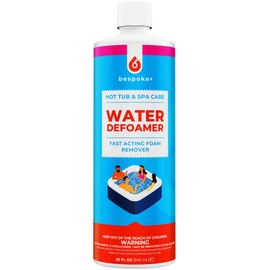 Spa Defoamer for Hot Tub & Hot Tub Foam Eliminator, Spa Anti Foam for Hot Tub Owners to Keep Spa Foam Down & get Foam Out, HotTub Foam Reducer & Spa Bubble Remover (1- Quart)
