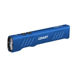 Coast Slayer 1150 Lumen USB-C Rechargeable LED Flashlight with Spot/Flood, Memory Mode and Pocket Clip, Blue
