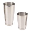 304 Stainless Steel Cocktail Shaker 2 Section Bartending Mixer Bar