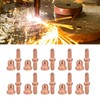 10 Set Plasma Cutter Consumables, Electrode Tip Kit Cutting Torch