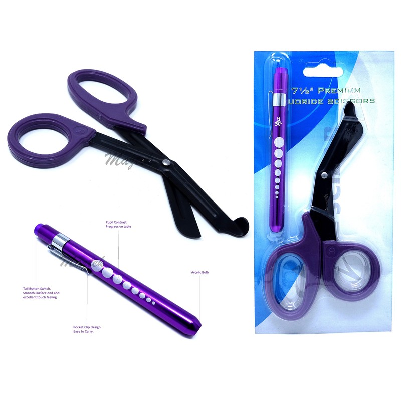 Heavy Duty Reusable Penlight + Fluoride Coated Nurse Doctor Medical