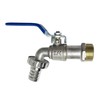 Tank Fitting + Tap 19 mm Barrel Fitting 3/4 Inch