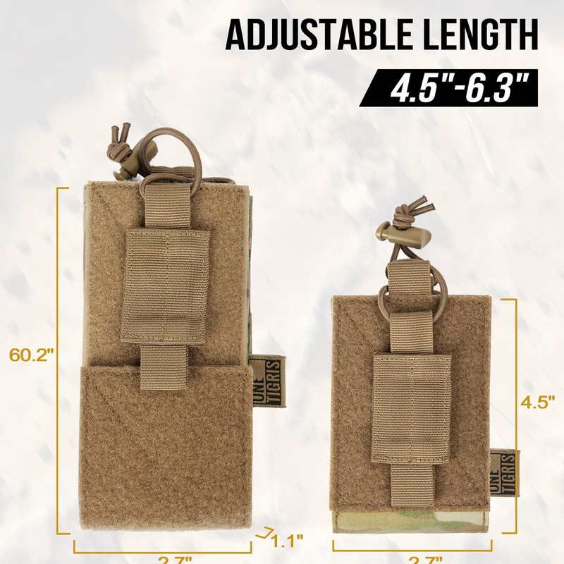 OneTigris Radio Holster for BaoFeng UV-5R BF-F8HP Nylon MOLLE Pouch