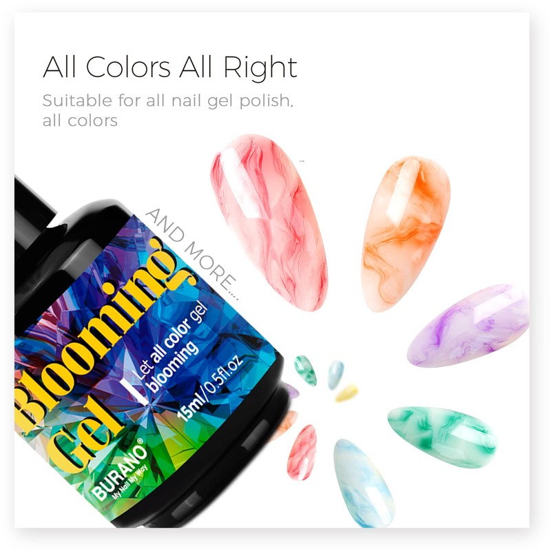 BURANO - Gel de uñas de floración - UV LED