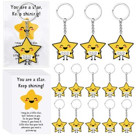 Suncalla 40 Sets You're a Star Keychains with Cards Back to School Student Gifts from Teachers for Classroom Rewards