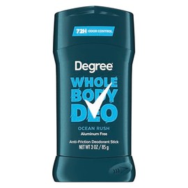 Degree Men Whole Body Deodorant Ocean Rush Stick Aluminum Free 72H Odor Control 3 oz