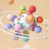 Baby Hand Rattle Toy Colorful 12 Teething Balls Gum Massage