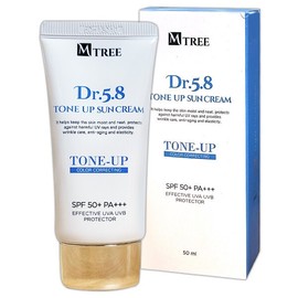 Mtree Dr. 5.8 Tone-Up Sun Cream 50ml / Sun Cream/Sunblock / Whitening / UV Protection / Triple Function for Anti-Wrinkle Improvement / 엠트리 Dr.5.8 톤업 선크림 50ml썬크림 선블럭미백자외선차단주름개선3중기능성