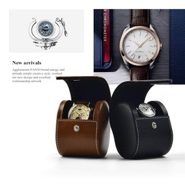 Woodten Watch Case Watch Case Watch Case Carrying Watch Case 1 Piece Portable Black Leather Watch Case Jewelry Box Watch Case Watch Case Black Watch Case Black Watch Case Portable Watch Case with
