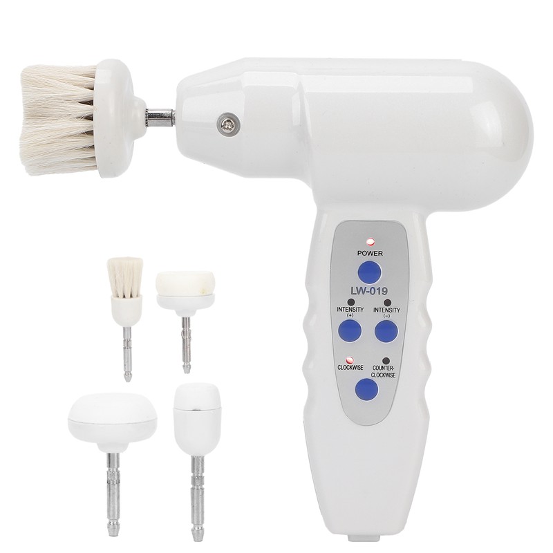 Electric Facial Cleansing Brush Plastic Rotary Exfoliating Brush Rechargeable Face
