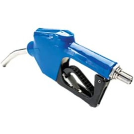 ArmorBlue Stainless Steel Automatic Shutoff Nozzle with Barbed Swivel | Built-in Position Hold Latch | Perfect for High and Low Volume Shops | Diesel Exhaust Fluid (DEF) | DEF Nozzle