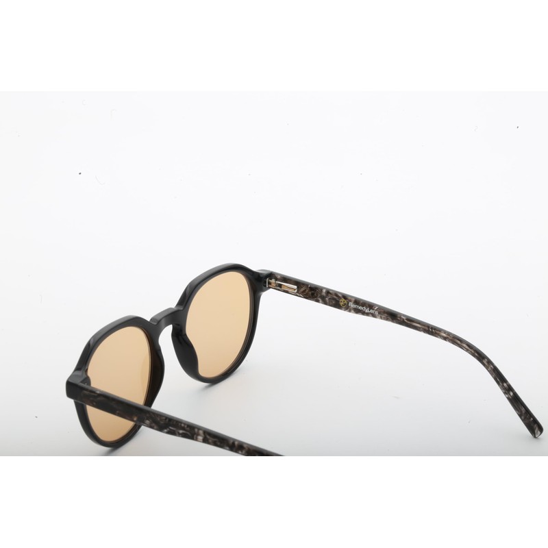 RemedyLens Ren Round Acetate FL-41 Tinted Lenses for Migraine Relief,