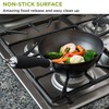 Ecolution Non-Stick Carbon Steel Wok with Soft Touch Riveted Handle,