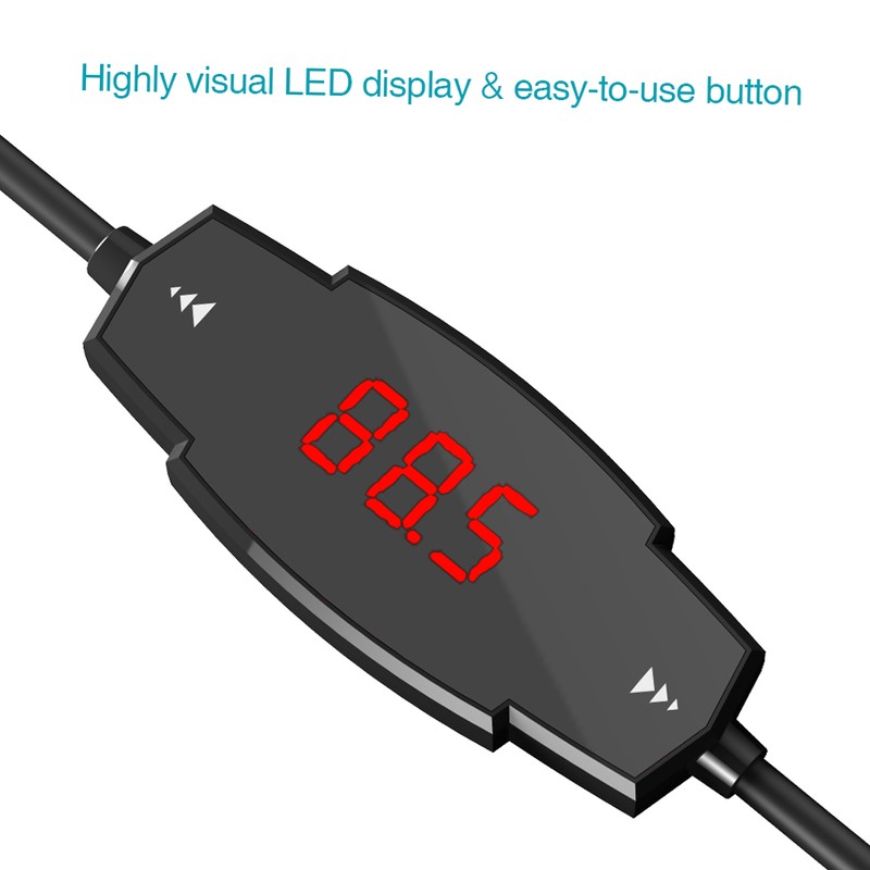 dodocool Wireless FM Transmitter Radio Car Kit with Hands-Free Function