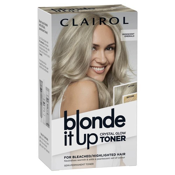 Clairol Blonde It Up Crystal Glow Semi Permanent Toner Iridescent Emerald