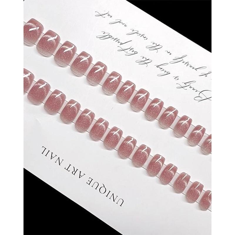 Nail Tips, Set of 24 (Cat's Eye-6, M)