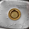 LASSHSWA Kitchen Sink Strainer Stainless Steel, Kitchen Sink Drain Strainer,