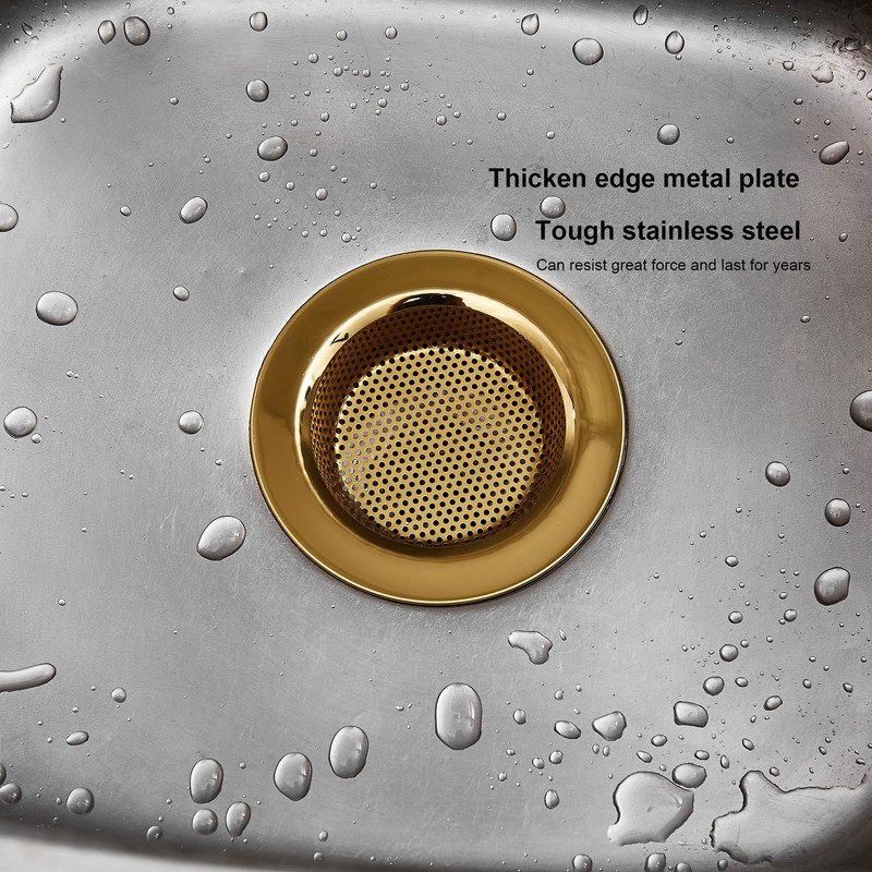 LASSHSWA Kitchen Sink Strainer Stainless Steel, Kitchen Sink Drain Strainer,