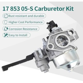 Kindza 17 853 05-S 1785305-S 17-853-05-S Carburetor For Kohler Command Pro CH395 Motor 9.5HP 277cc Engine