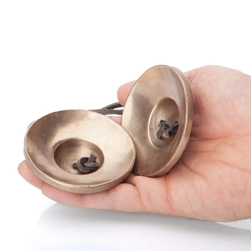 Tibetan Cymbals Large Approx. 7.5 cm 1 Pair
