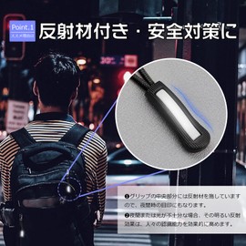 Zipper Pull with Reflective Material, Zipper Pull Cord, Zipper Tab, Zipper Pull, Zipper and Zipper Pull Tab for Replacement, Easy to Install, Easy to Grip, Reflective, Non-slip, Mesanda (Black, 10