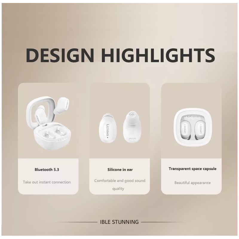 Lenovo XT62 ThinkPlus BT 5.3 HiFi Earbuds