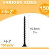 KURUI #6 * 2in Drywall Screws, Dry Wall Screws for
