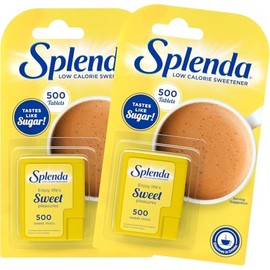 Splenda Low Calorie Sweetener 1000 Tablets (Pack of 2x 500)