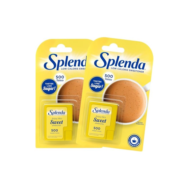 Splenda Low Calorie Sweetener 1000 Tablets (Pack of 2x 500)