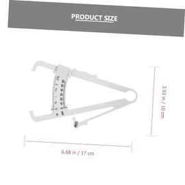 Outanaya Universal Fat Measurer for Women Men Boys and Girls 2pcs Handheld Caliper Inches/Centimeters Scale
