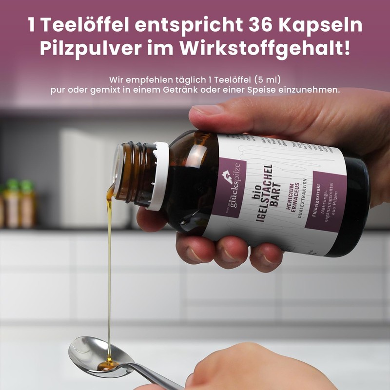 Bio Hericium Liquid Extract Highly Concentrated – Dual Extract on