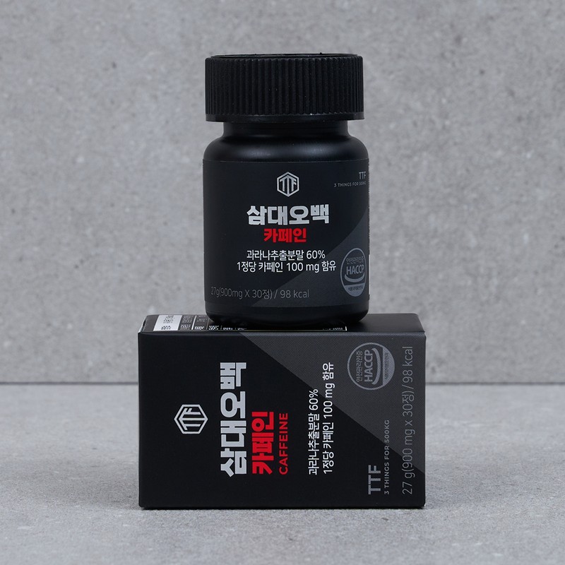 three to five hundred Samdae5baek Caffeine 900mgx30 tablets gift set