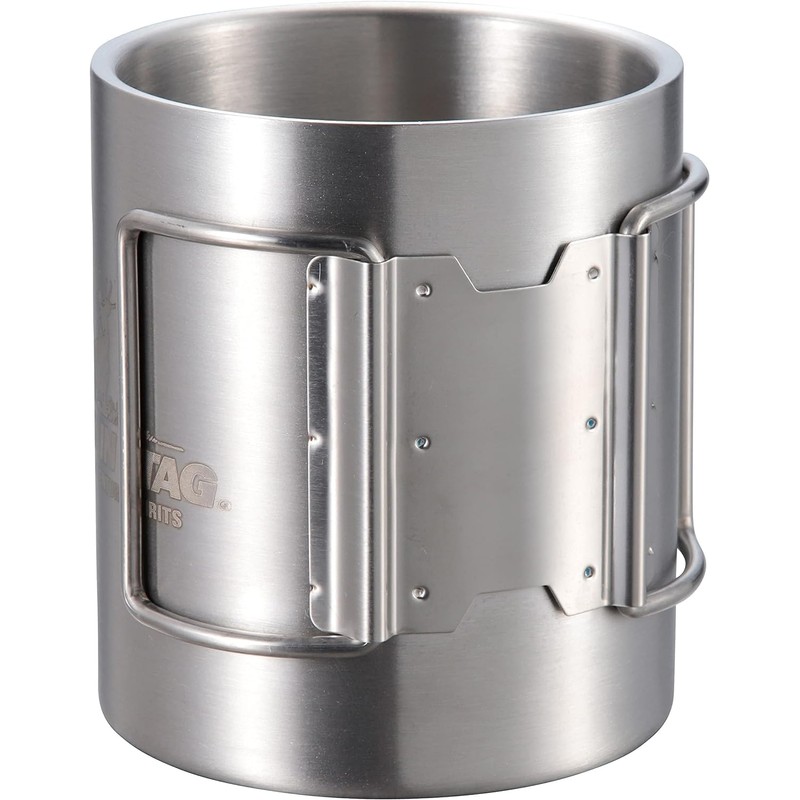 キャプテンスタッグ(CAPTAIN STAG) アウトドア コップ マグカップ マグ カップ タンブラー 350ml ダブルステンレス