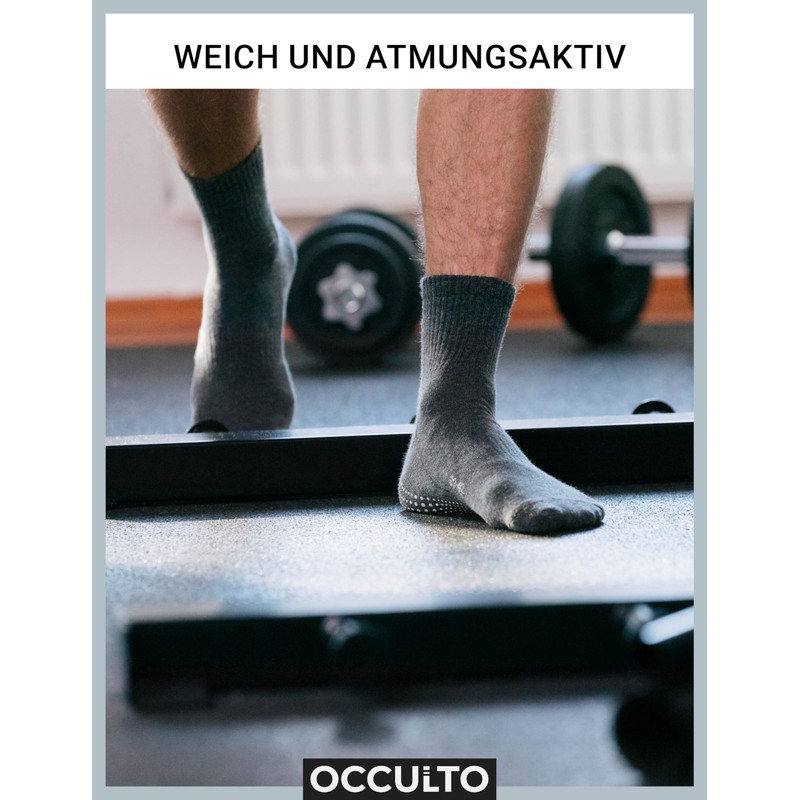 Occulto Andi Men's Stopper Socks Pack of 2, 2 Pairs