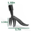 OOir onOO High Hardness Weed Pulling Tool,Manual Stand Up Weed