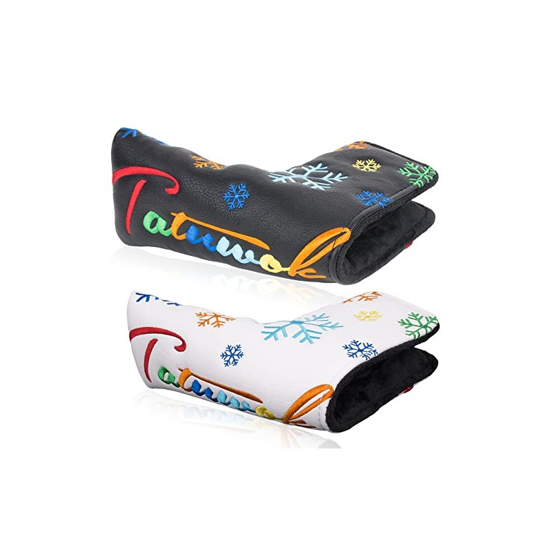 Snow Flower Golf Headcover Putter Cover Pin Mallet Fit Scotty